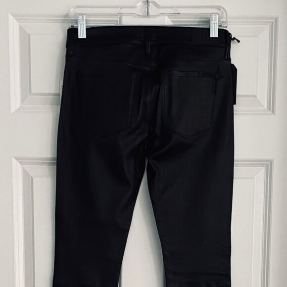 RTA "NOIR"  LAMB LEATHER MID-RISE PANTS - SIZE 25- TAGS ON NEW - Picture 10 of 10